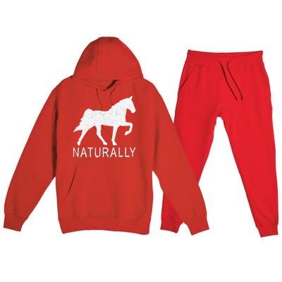 Tennessee Walking Horse Gaited Naturally funny Premium Hooded Sweatsuit Set