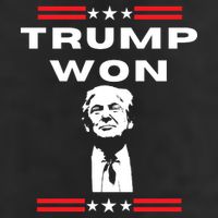 Trump Won, He'll Be Back, Ready To Beat Them A 3rd Time Garment-Dyed Fleece Hoodie