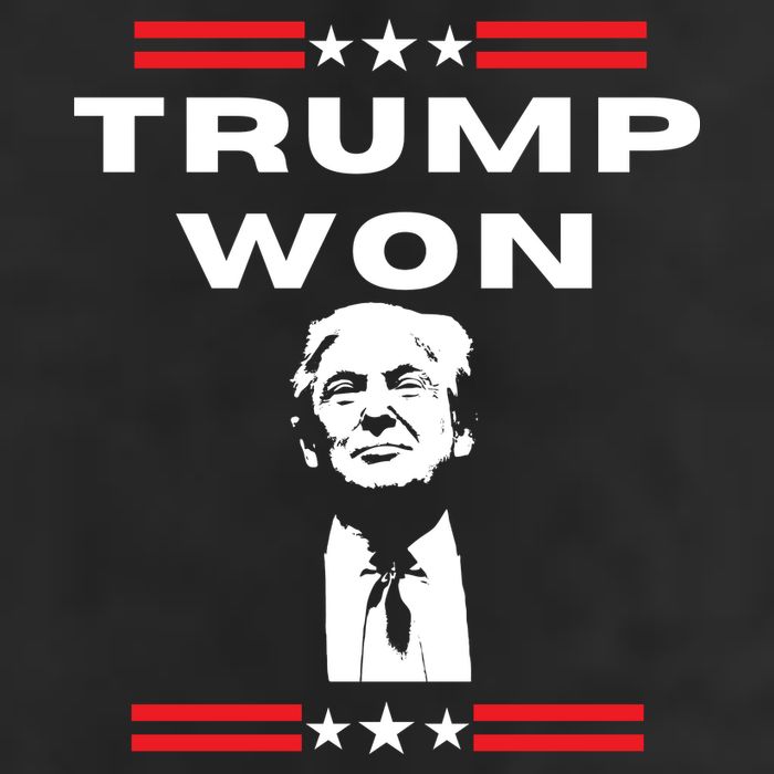 Trump Won, He'll Be Back, Ready To Beat Them A 3rd Time Garment-Dyed Fleece Hoodie
