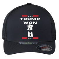 Trump Won, He'll Be Back, Ready To Beat Them A 3rd Time Flexfit Unipanel Trucker Cap