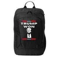 Trump Won, He'll Be Back, Ready To Beat Them A 3rd Time City Backpack