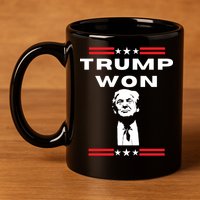 Trump Won, He'll Be Back, Ready To Beat Them A 3rd Time 11oz C Handle Ceramic Mug
