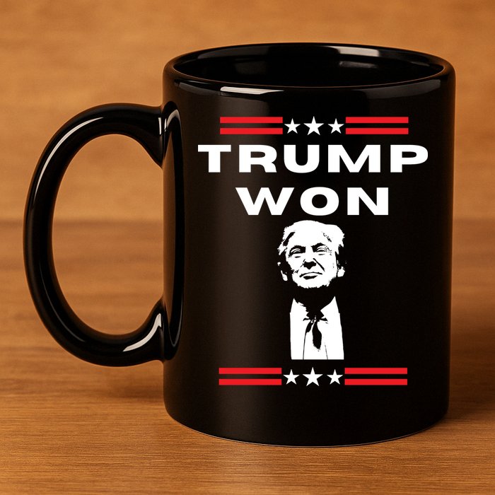 Trump Won, He'll Be Back, Ready To Beat Them A 3rd Time 11oz C Handle Ceramic Mug