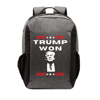 Trump Won, He'll Be Back, Ready To Beat Them A 3rd Time Vector Backpack