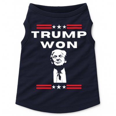 Trump Won, He'll Be Back, Ready To Beat Them A 3rd Time Doggie Tank