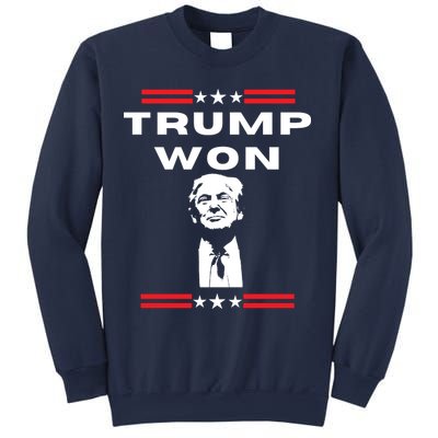 Trump Won, He'll Be Back, Ready To Beat Them A 3rd Time Sweatshirt