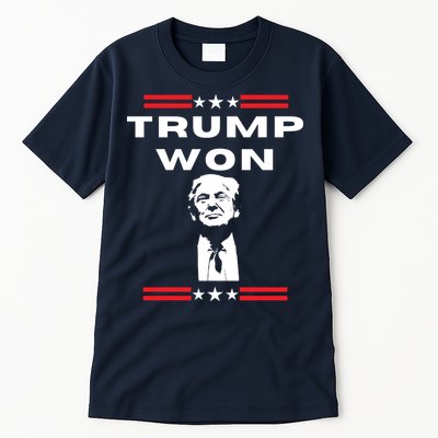 Trump Won, He'll Be Back, Ready To Beat Them A 3rd Time Tall T-Shirt