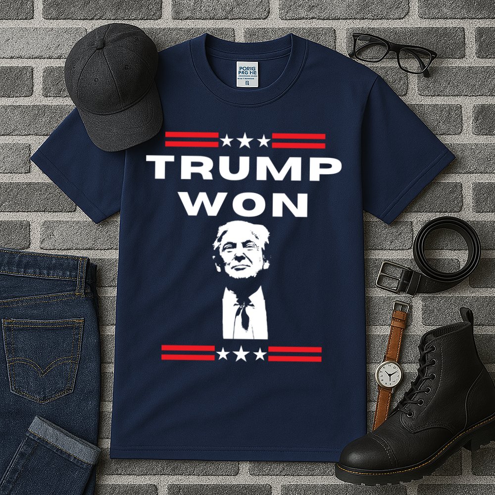 Trump Won, He'll Be Back, Ready To Beat Them A 3rd Time Tall T-Shirt
