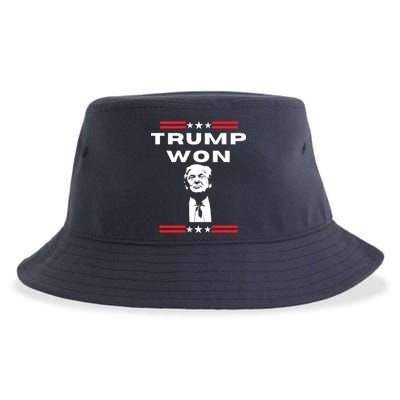 Trump Won, He'll Be Back, Ready To Beat Them A 3rd Time Sustainable Bucket Hat