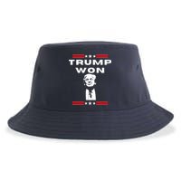 Trump Won, He'll Be Back, Ready To Beat Them A 3rd Time Sustainable Bucket Hat