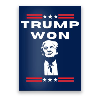 Trump Won, He'll Be Back, Ready To Beat Them A 3rd Time Poster
