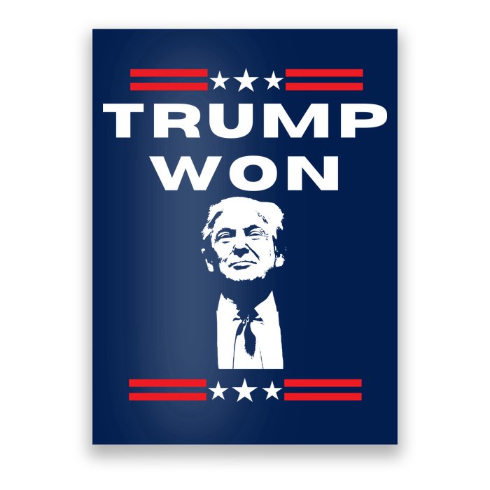 Trump Won, He'll Be Back, Ready To Beat Them A 3rd Time Poster