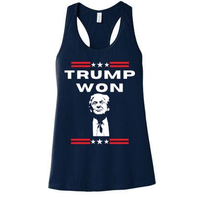 Trump Won, He'll Be Back, Ready To Beat Them A 3rd Time Womens Tank Top