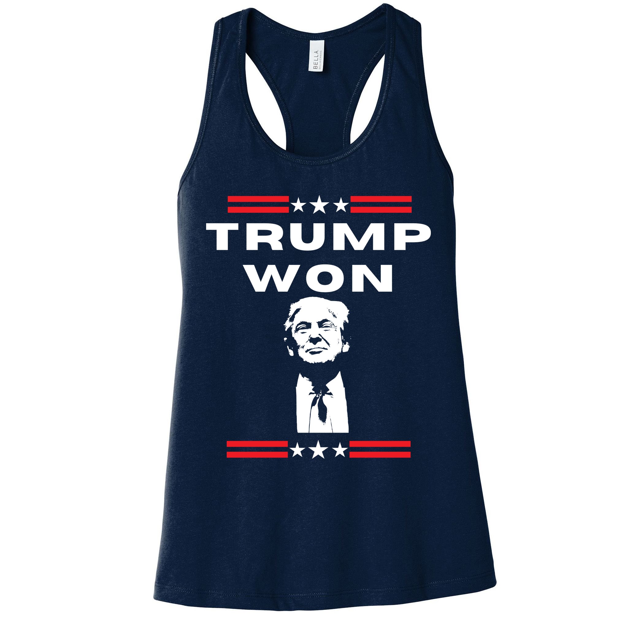 Trump Won, He'll Be Back, Ready To Beat Them A 3rd Time Womens Tank Top