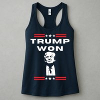 Trump Won, He'll Be Back, Ready To Beat Them A 3rd Time Womens Tank Top