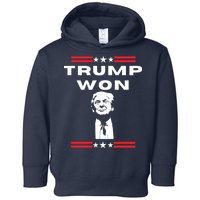 Trump Won, He'll Be Back, Ready To Beat Them A 3rd Time Toddler Hoodie