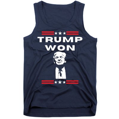 Trump Won, He'll Be Back, Ready To Beat Them A 3rd Time Tank Top