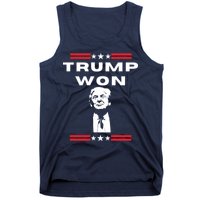Trump Won, He'll Be Back, Ready To Beat Them A 3rd Time Tank Top