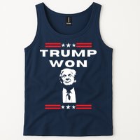 Trump Won, He'll Be Back, Ready To Beat Them A 3rd Time Tank Top