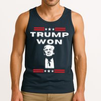 Trump Won, He'll Be Back, Ready To Beat Them A 3rd Time Tank Top
