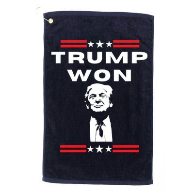Trump Won, He'll Be Back, Ready To Beat Them A 3rd Time Golf Towel