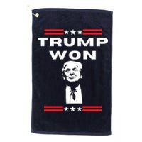 Trump Won, He'll Be Back, Ready To Beat Them A 3rd Time Golf Towel