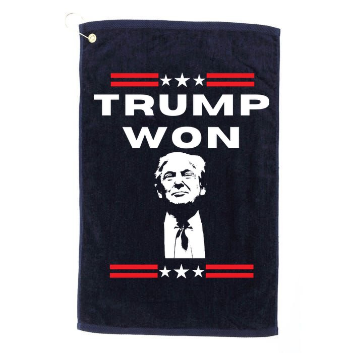 Trump Won, He'll Be Back, Ready To Beat Them A 3rd Time Golf Towel