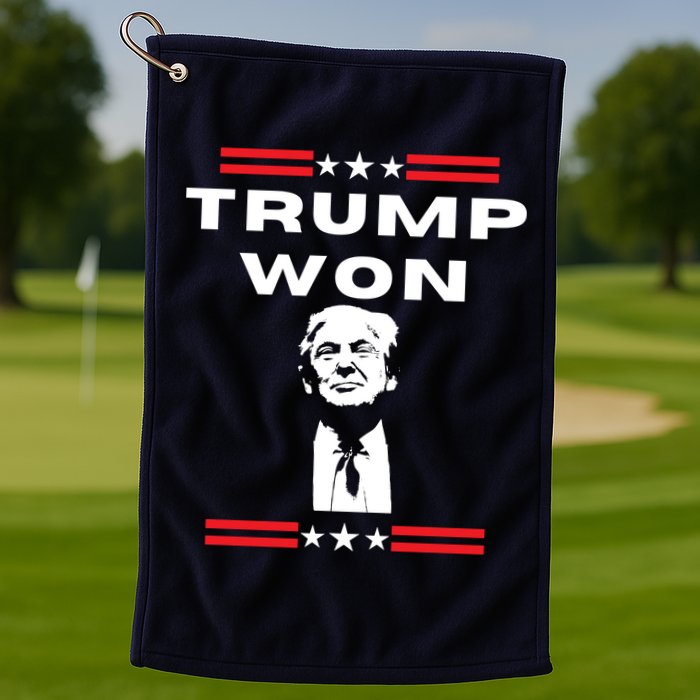 Trump Won, He'll Be Back, Ready To Beat Them A 3rd Time Golf Towel