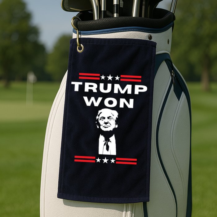Trump Won, He'll Be Back, Ready To Beat Them A 3rd Time Golf Towel