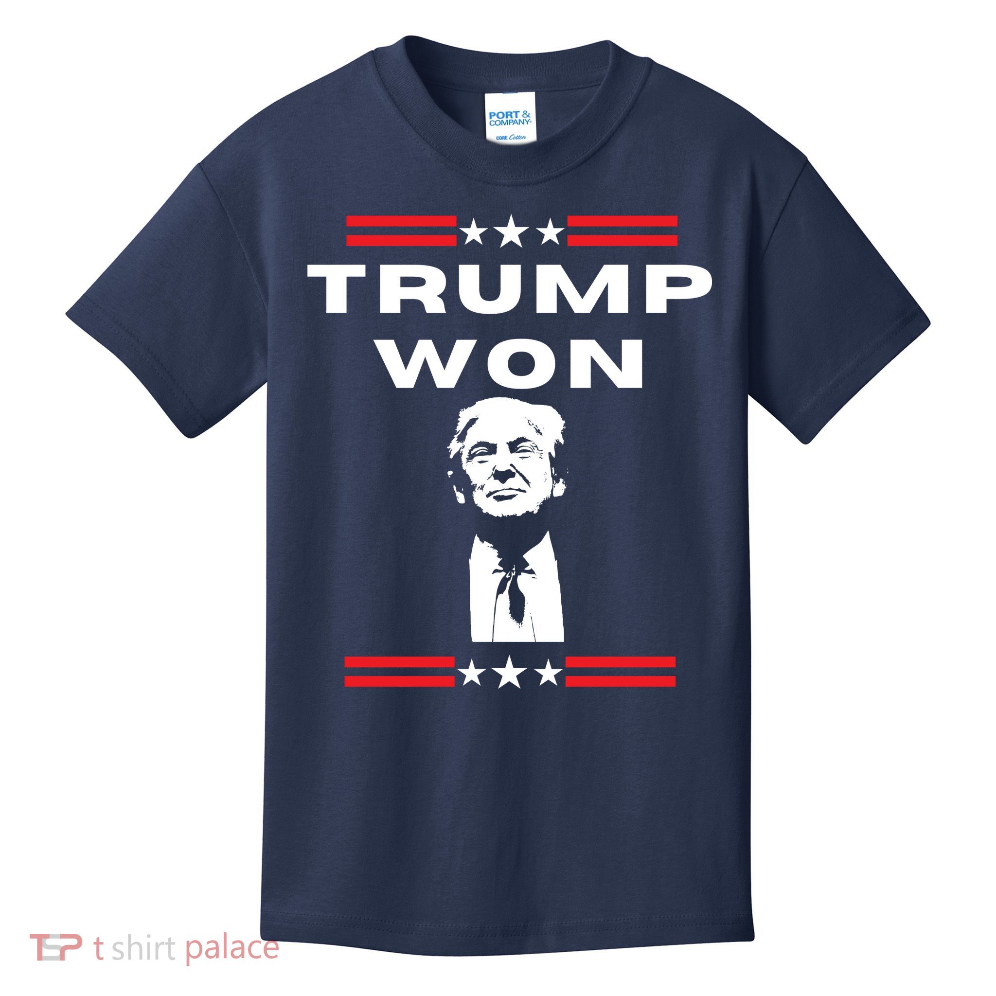 Trump Won, He'll Be Back, Ready To Beat Them A 3rd Time Kids T-Shirt