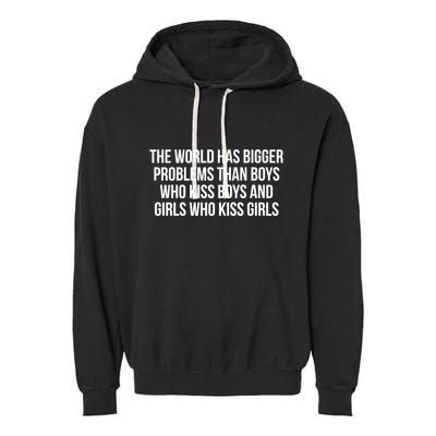 The World Has Bigger Problems Than Who Gift Garment-Dyed Fleece Hoodie