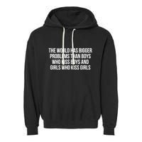 The World Has Bigger Problems Than Who Gift Garment-Dyed Fleece Hoodie