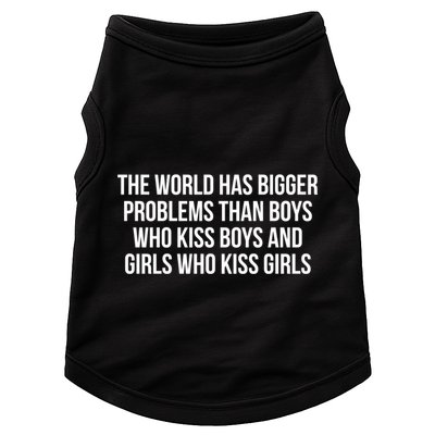 The World Has Bigger Problems Than Who Gift Doggie Tank