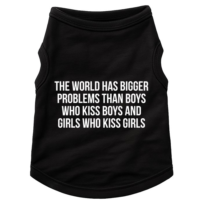 The World Has Bigger Problems Than Who Gift Doggie Tank