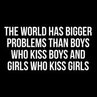 The World Has Bigger Problems Than Who Gift 7-Panel Snapback Hat