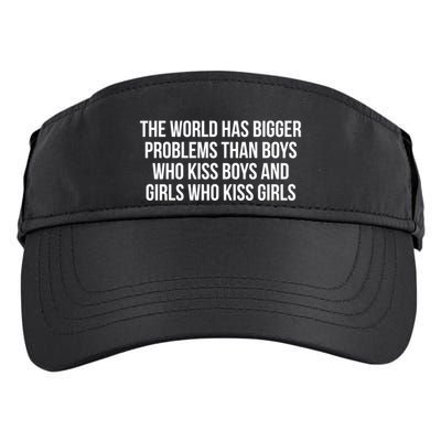 The World Has Bigger Problems Than Who Gift Adult Drive Performance Visor