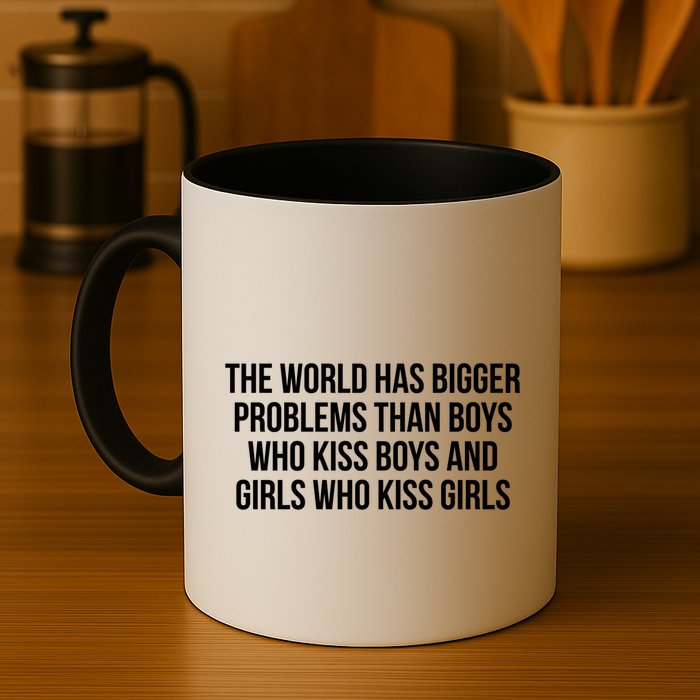 The World Has Bigger Problems Than Who Gift Mug