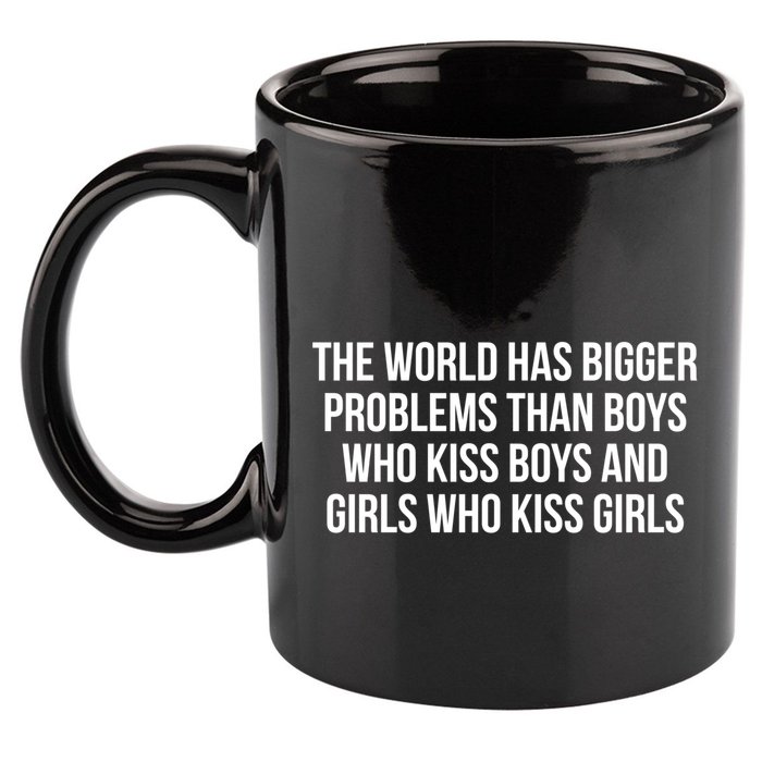 The World Has Bigger Problems Than Who Gift 11oz C Handle Ceramic Mug
