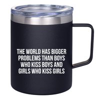 The World Has Bigger Problems Than Who Gift 12oz Stainless Steel Coffee Mug