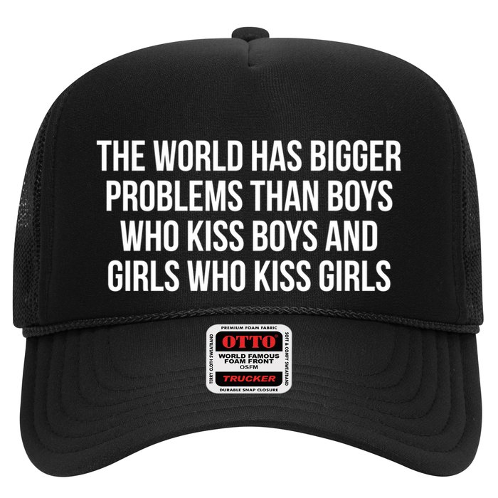 The World Has Bigger Problems Than Who Gift Trucker Hat