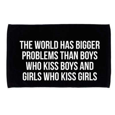 The World Has Bigger Problems Than Who Gift Microfiber Hand Towel