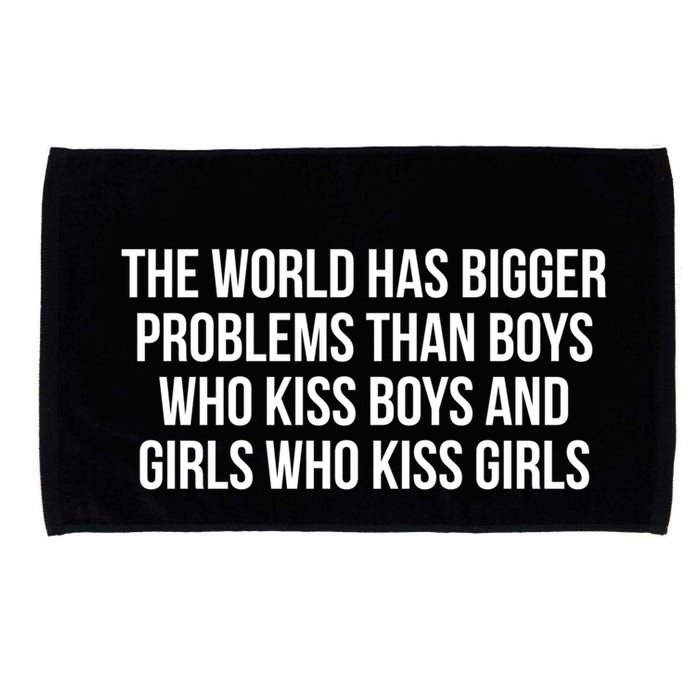 The World Has Bigger Problems Than Who Gift Microfiber Hand Towel