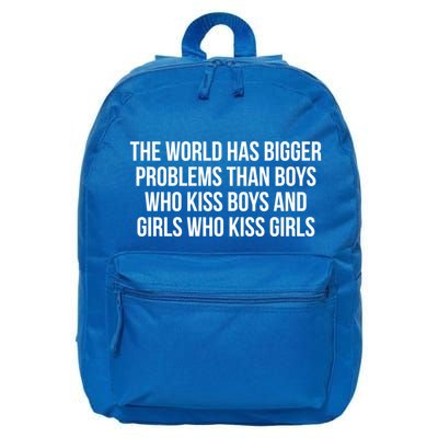 The World Has Bigger Problems Than Who Gift 16 in Basic Backpack