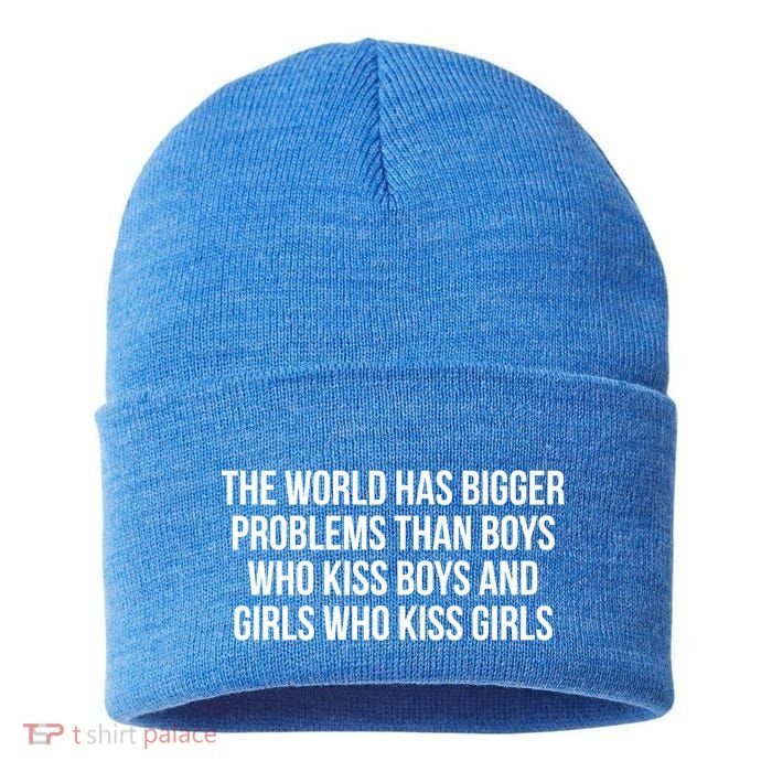 The World Has Bigger Problems Than Who Gift Sustainable Knit Beanie