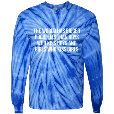 The World Has Bigger Problems Than Who Gift Tie-Dye Long Sleeve Shirt