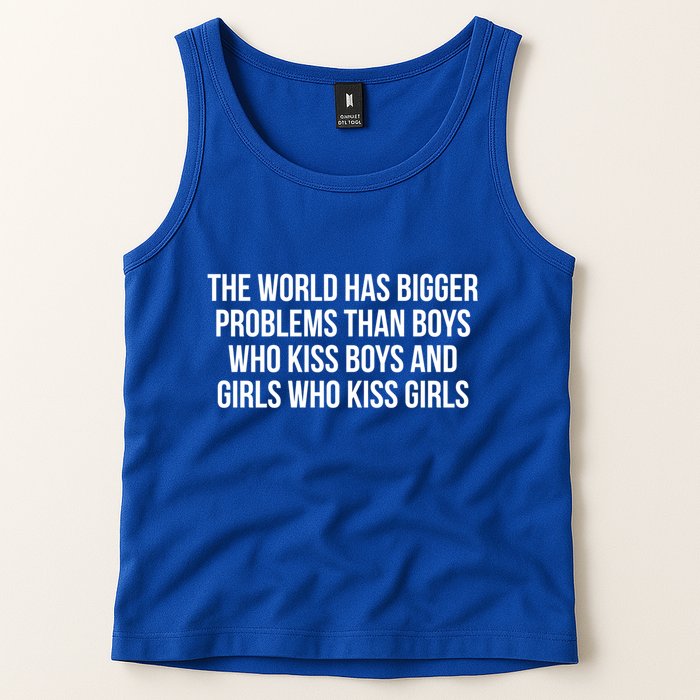 The World Has Bigger Problems Than Who Gift Tank Top