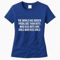 The World Has Bigger Problems Than Who Gift Womens T-Shirt