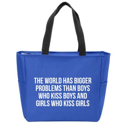 The World Has Bigger Problems Than Who Gift Zip Tote Bag
