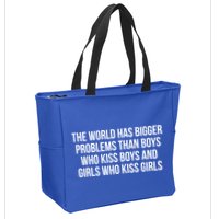The World Has Bigger Problems Than Who Gift Zip Tote Bag