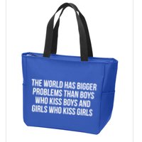 The World Has Bigger Problems Than Who Gift Zip Tote Bag